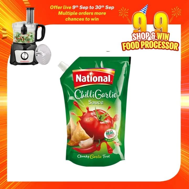 National Chilli Garlic Sauce 800g image 1