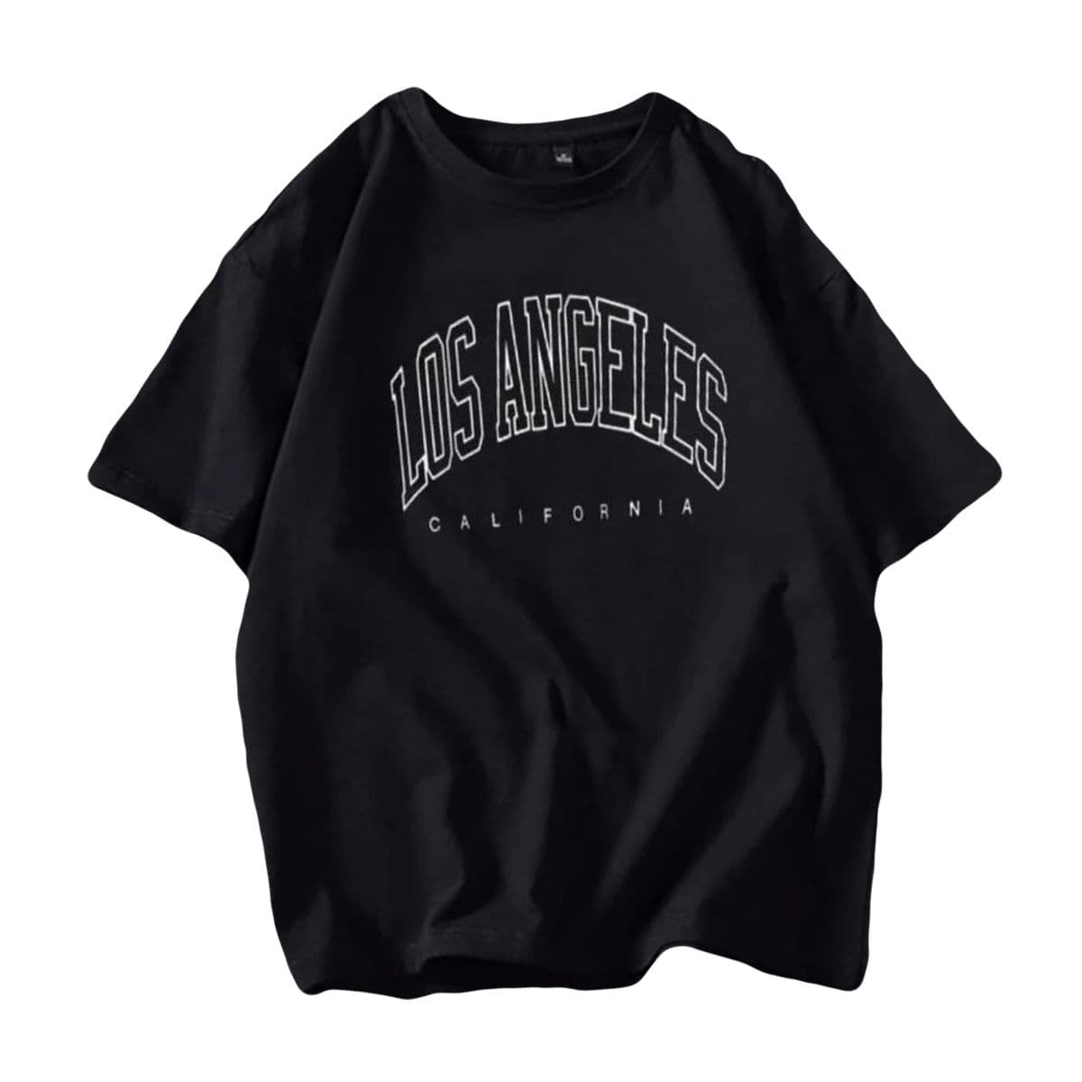 Stylish Cotton T-shirt for Girls and Women - Los Angeles Printed Casual Top image 1