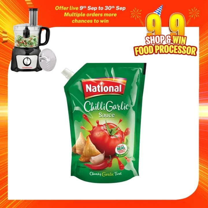 National Chilli Garlic Sauce 400g image 1