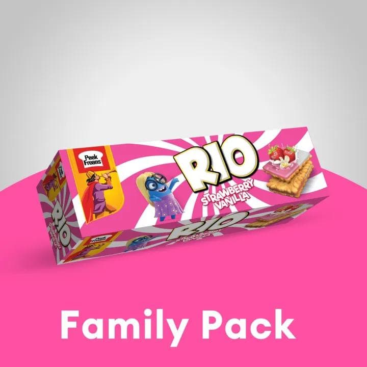 Peek Freans Rio Strawberry Vanilla Family Pack image 1