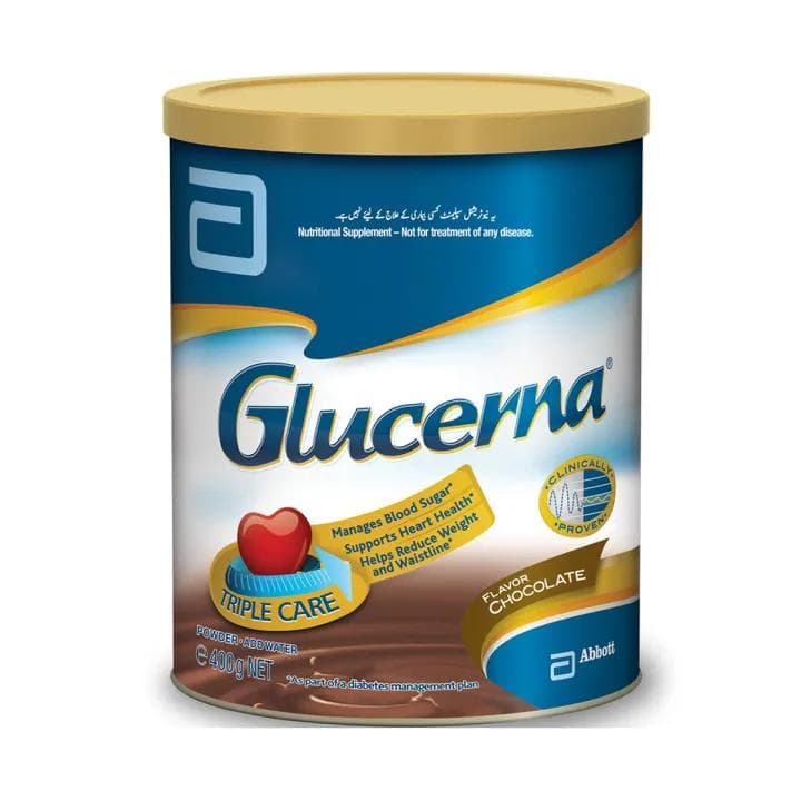 GLUCERNA®POWDER - Chocolate - 400Gm image 1