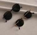 "2Pcs Retro Stylish Sunglasses for Girls - Trendy, Fashionable & UV Protection Shades" image 2