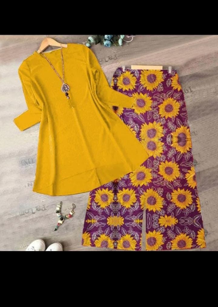 1 Set Tracksuit Set Home Women Summer Blouse Trousers Loose Lady Summer Suit Casual Tee Shirt Long Pants Women Clothing image 2